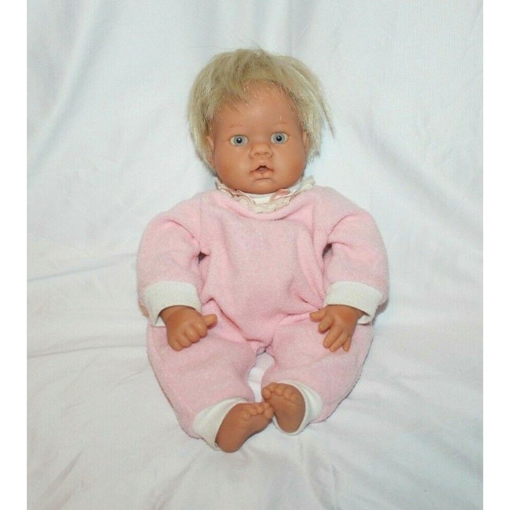 Lee Middleton Beautiful Blond Hair Doll Reva Schick Baby Toy 14" Thumb Sucker